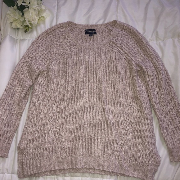 American Eagle Outfitters Sweaters - Baby pink knit sweater from American Eagle